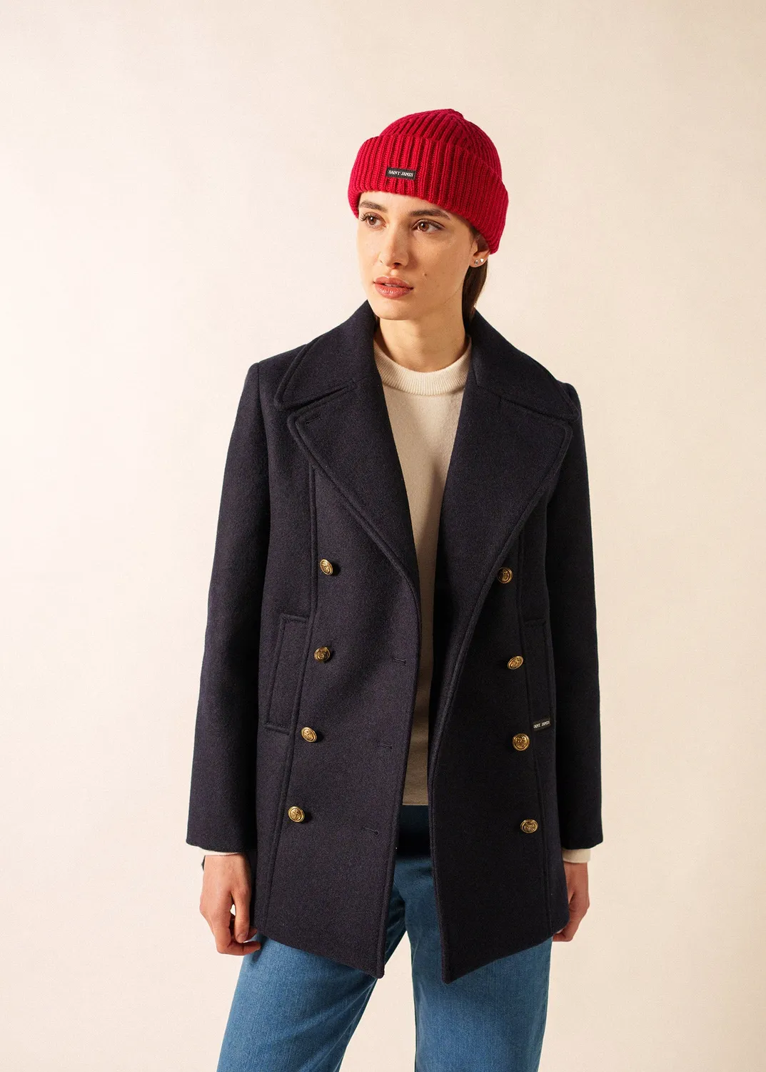Saint James Miki Maille bonnet laine persan