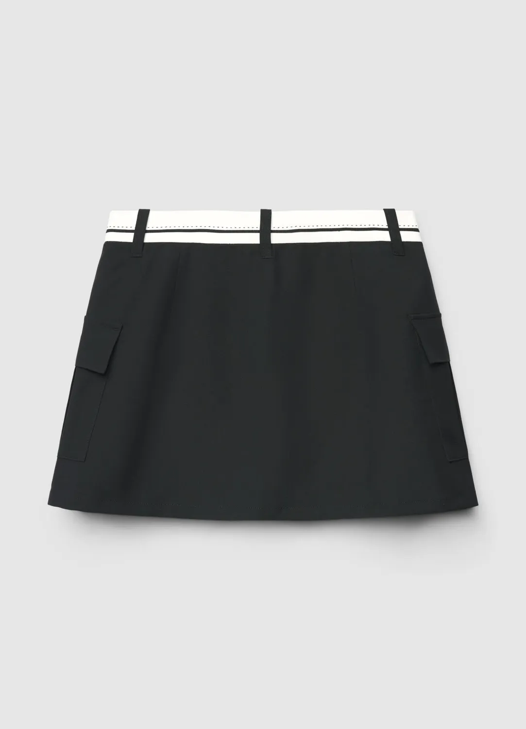 Calliope jupe-short femme cargo plissee poche rabat