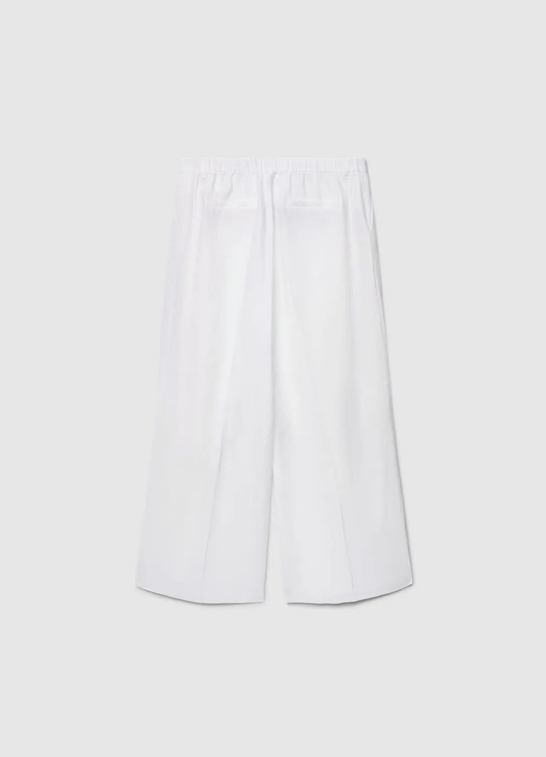 Calliope pantalon palazzo lin femme taille haute
