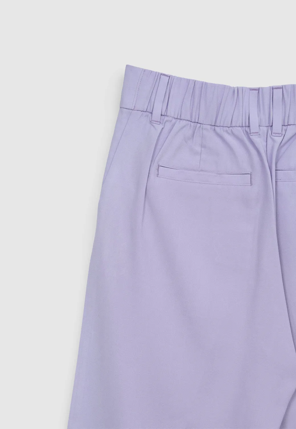 Calliope pantalon classique femme taille élastique revers viscose