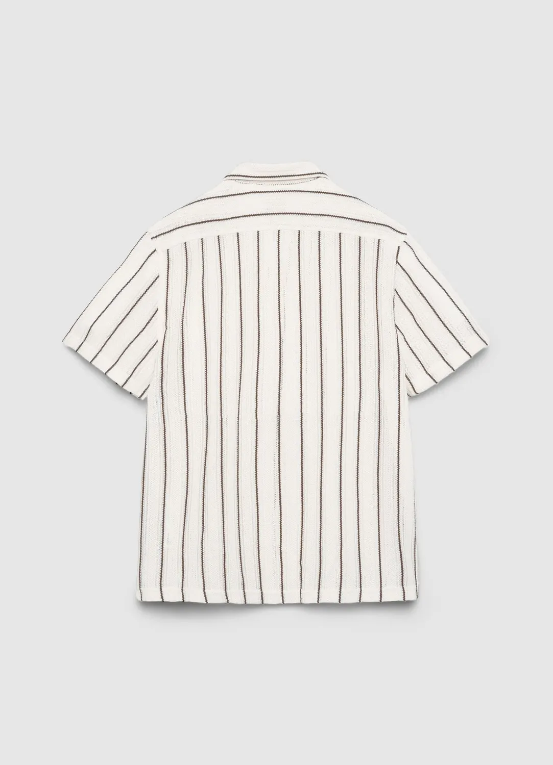 Calliope chemise bowling rayée chemise homme ajourée