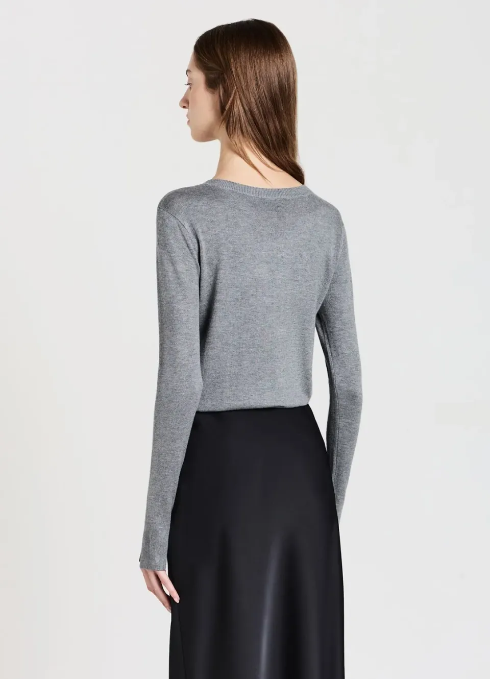 Calliope Pull col rond femme manches longues