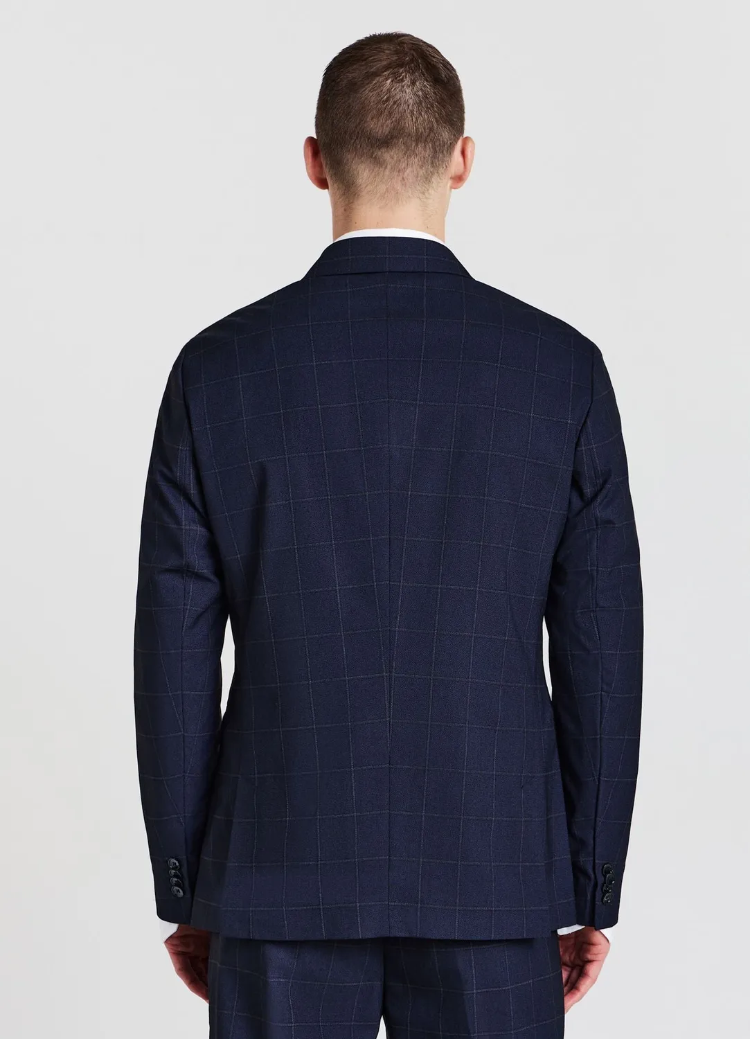 Calliope veste homme à carreaux 2 boutons