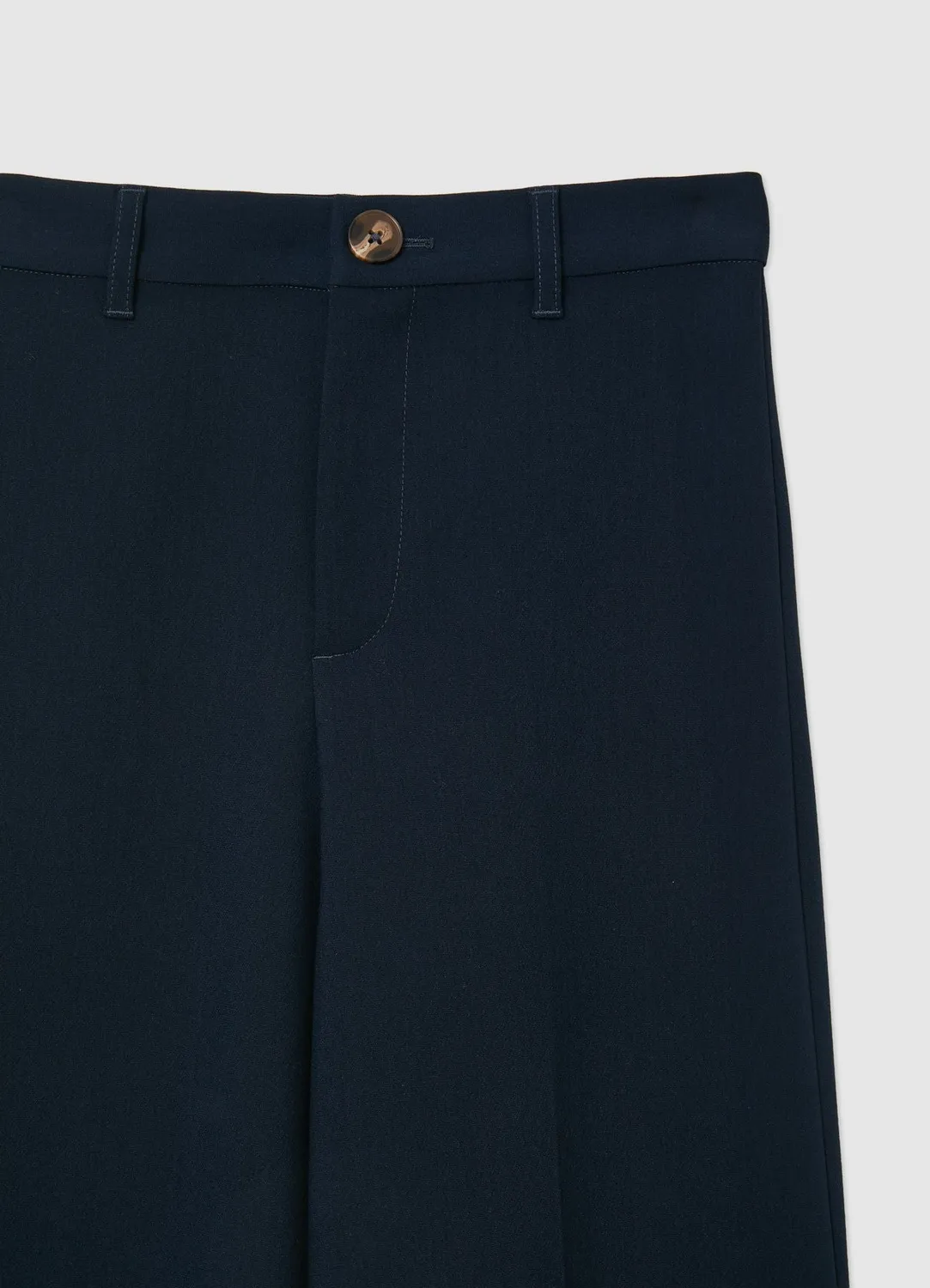 Calliope palazzo uni pantalon large femme plis devant
