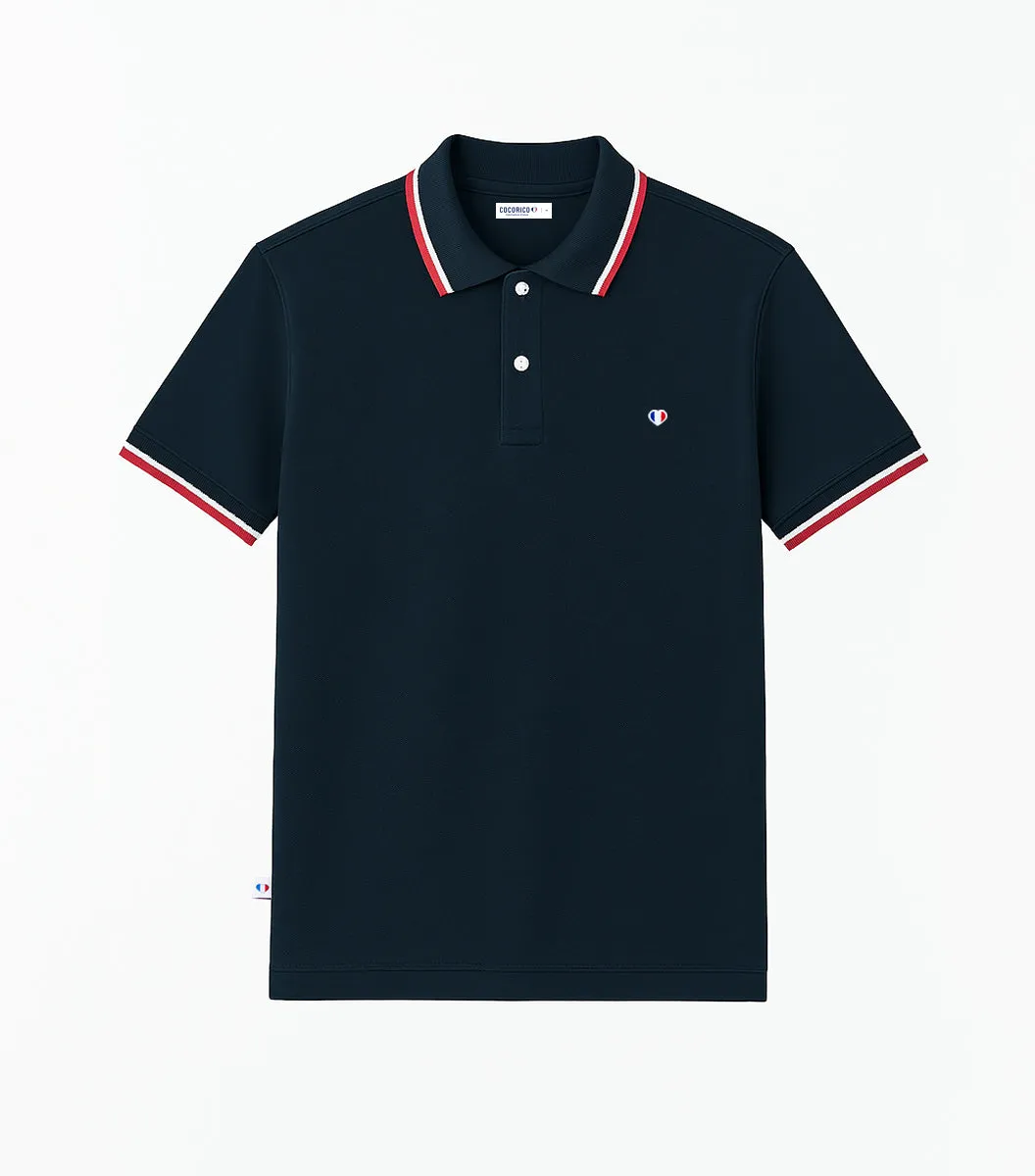Cocorico Supporter Marine Iconique polo homme