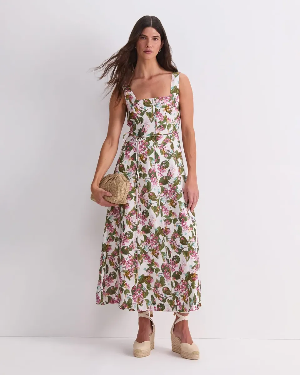 SPORTSCRAFT Osterley robe midi lin Liberty femme