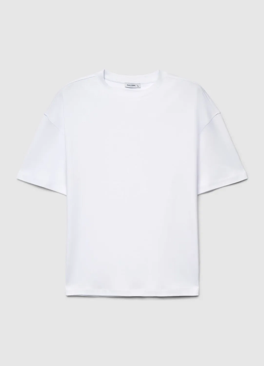 Calliope t-shirt ample homme uni col rond manches courtes