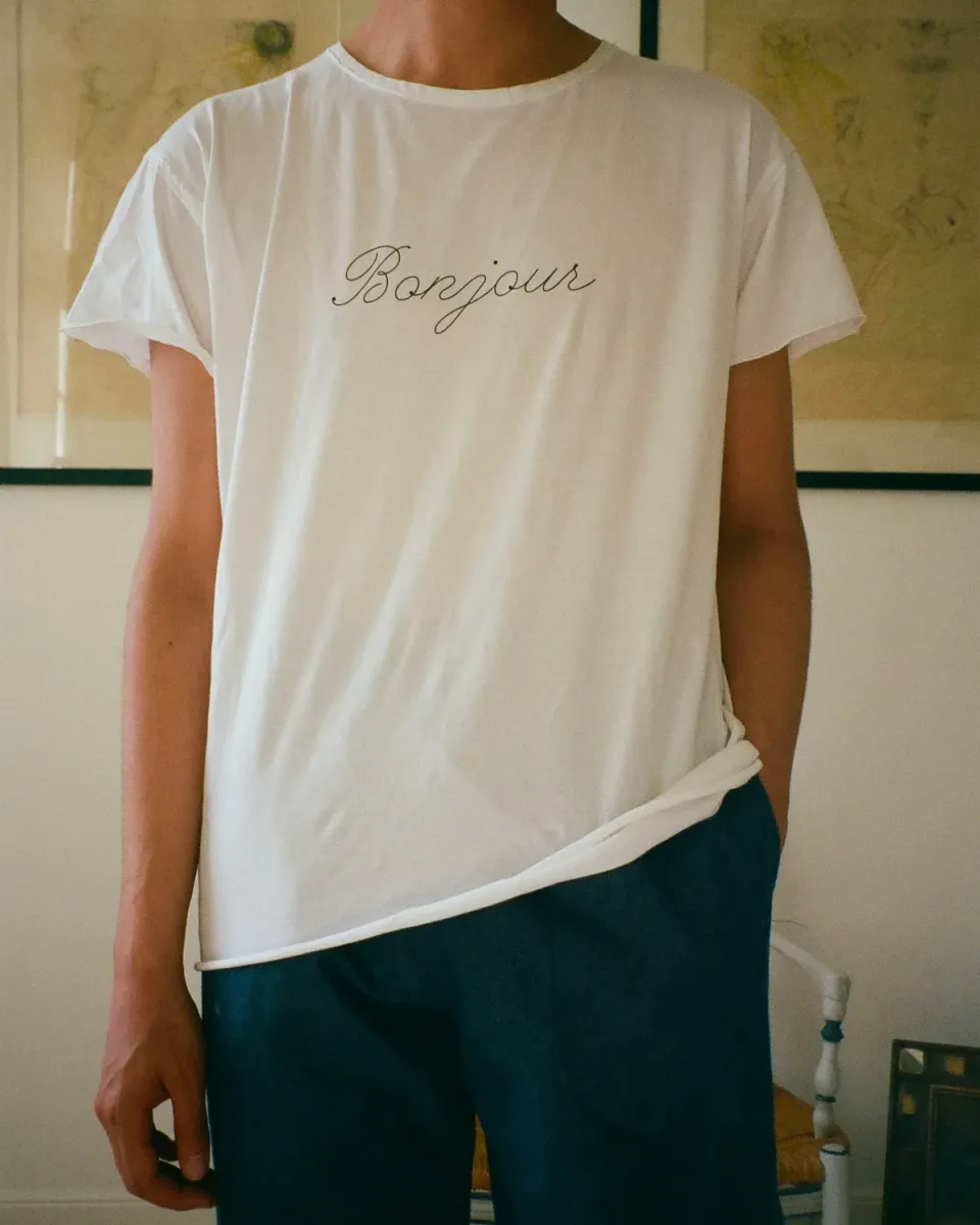 Erevan Bonjour tee-shirt coton fin Japon