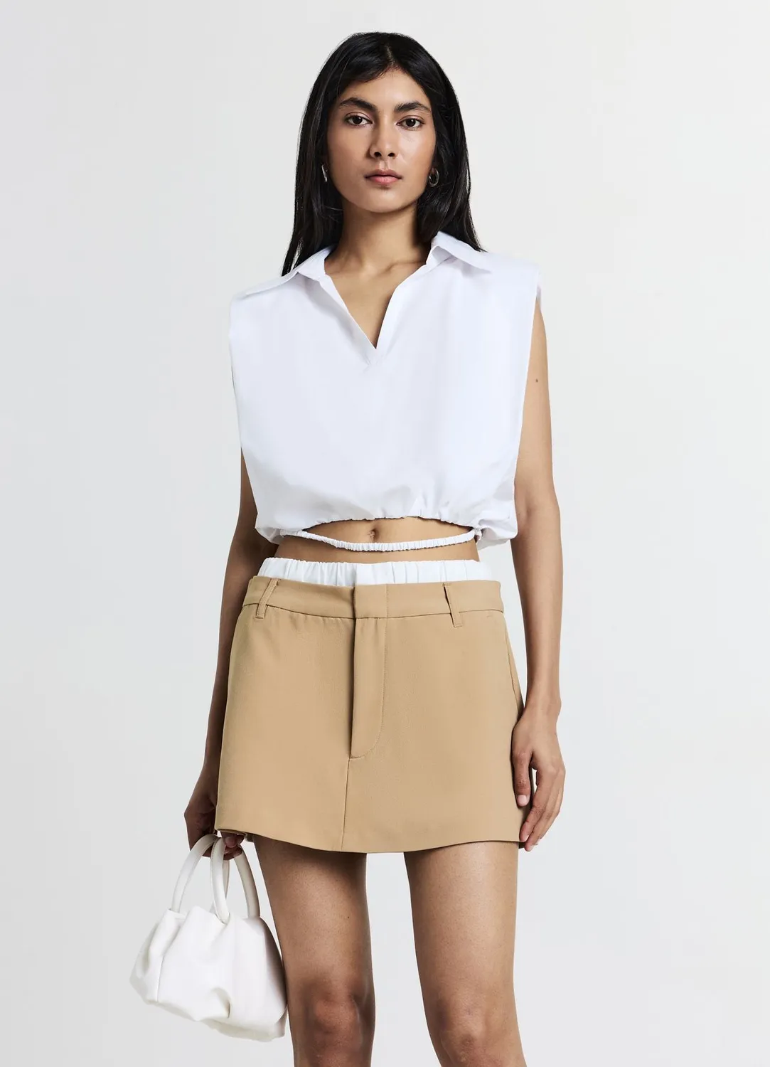 Calliope jupe-short ceinture large femme regular