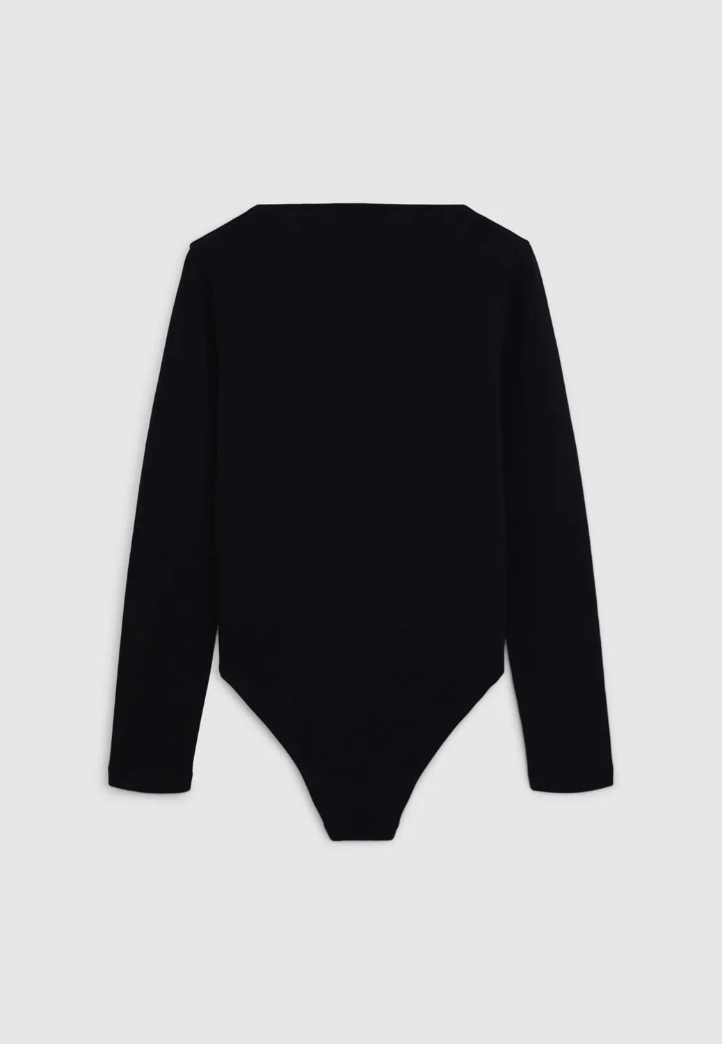 Calliope body col V coton manches longues femme