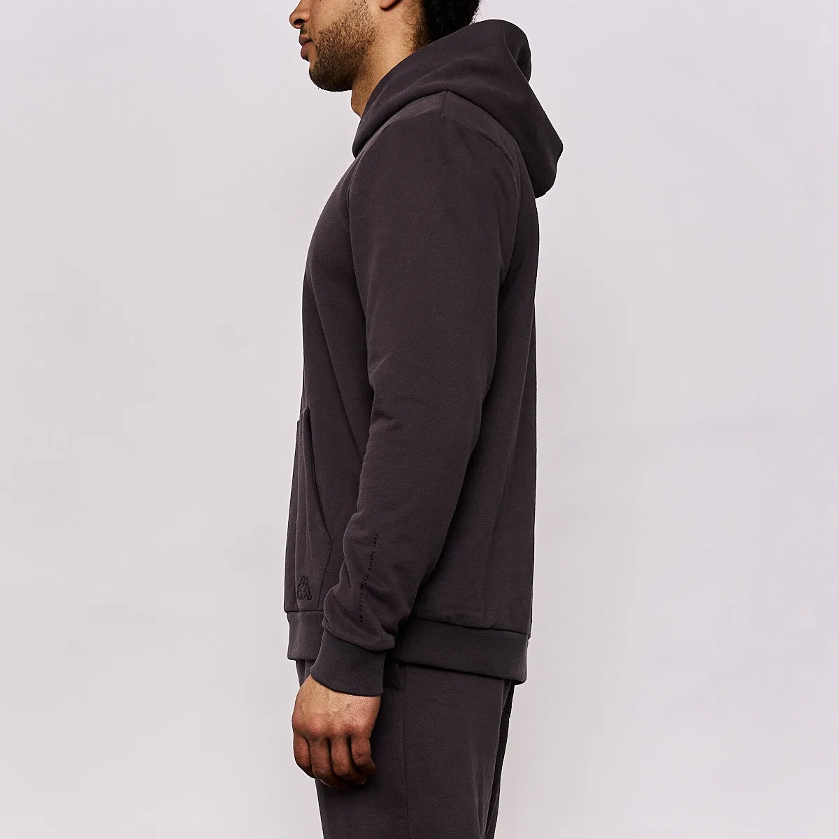Robe di Kappa Faetano hoodie homme gris coton bio