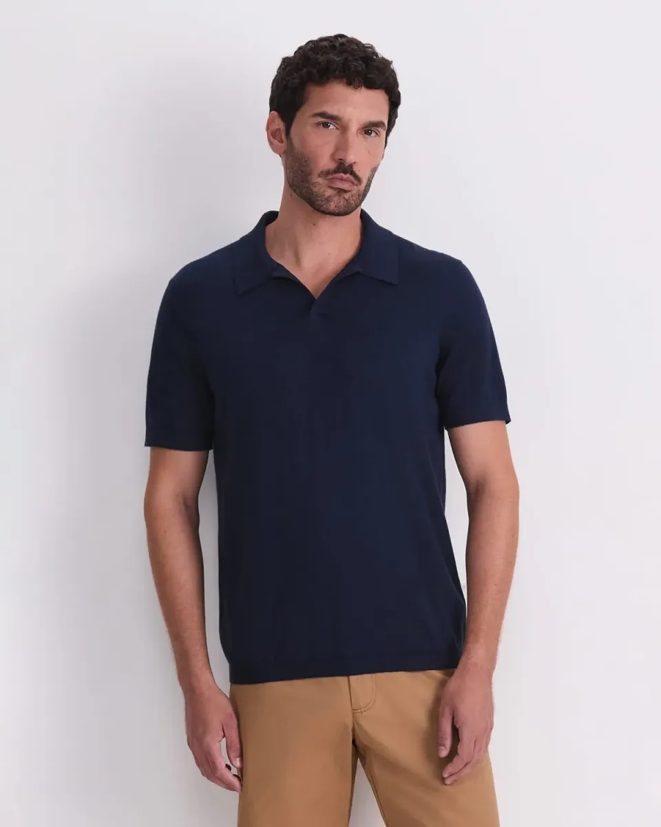 Sportscraft Ojas polo maille coton soie cachemire homme