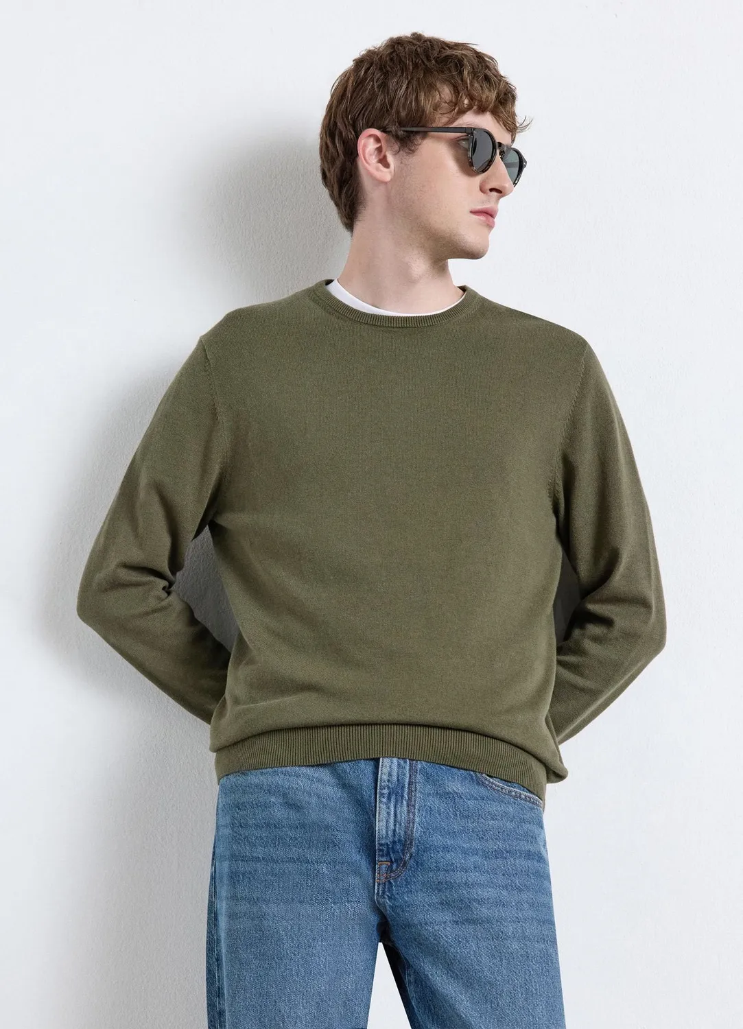 Calliope Pull Col Rond Homme Uni