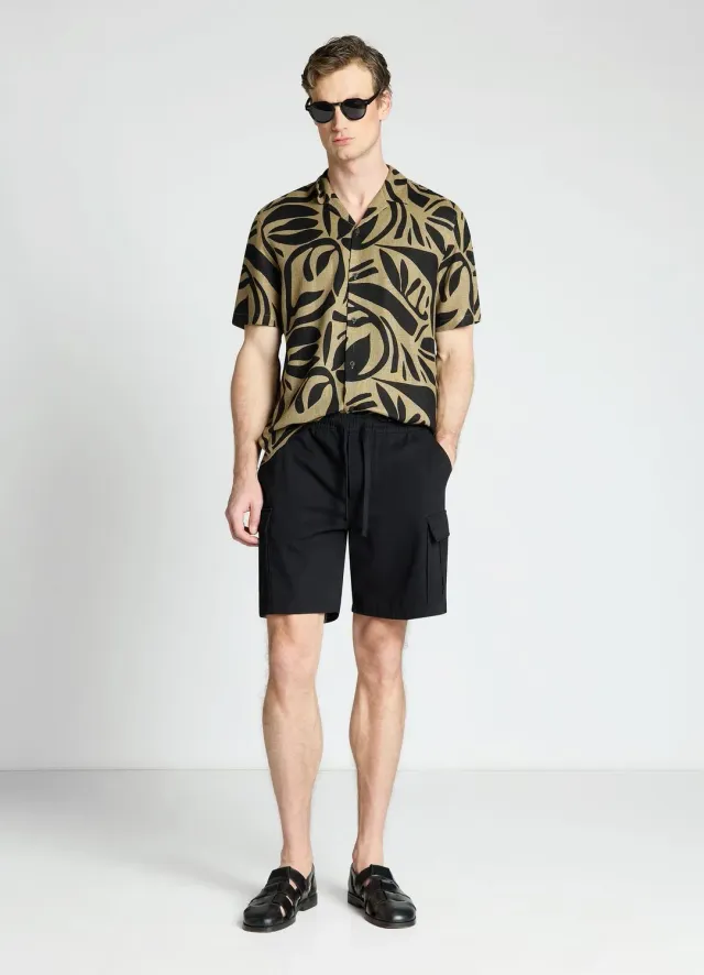 Calliope short jogger cargo homme poches à rabat