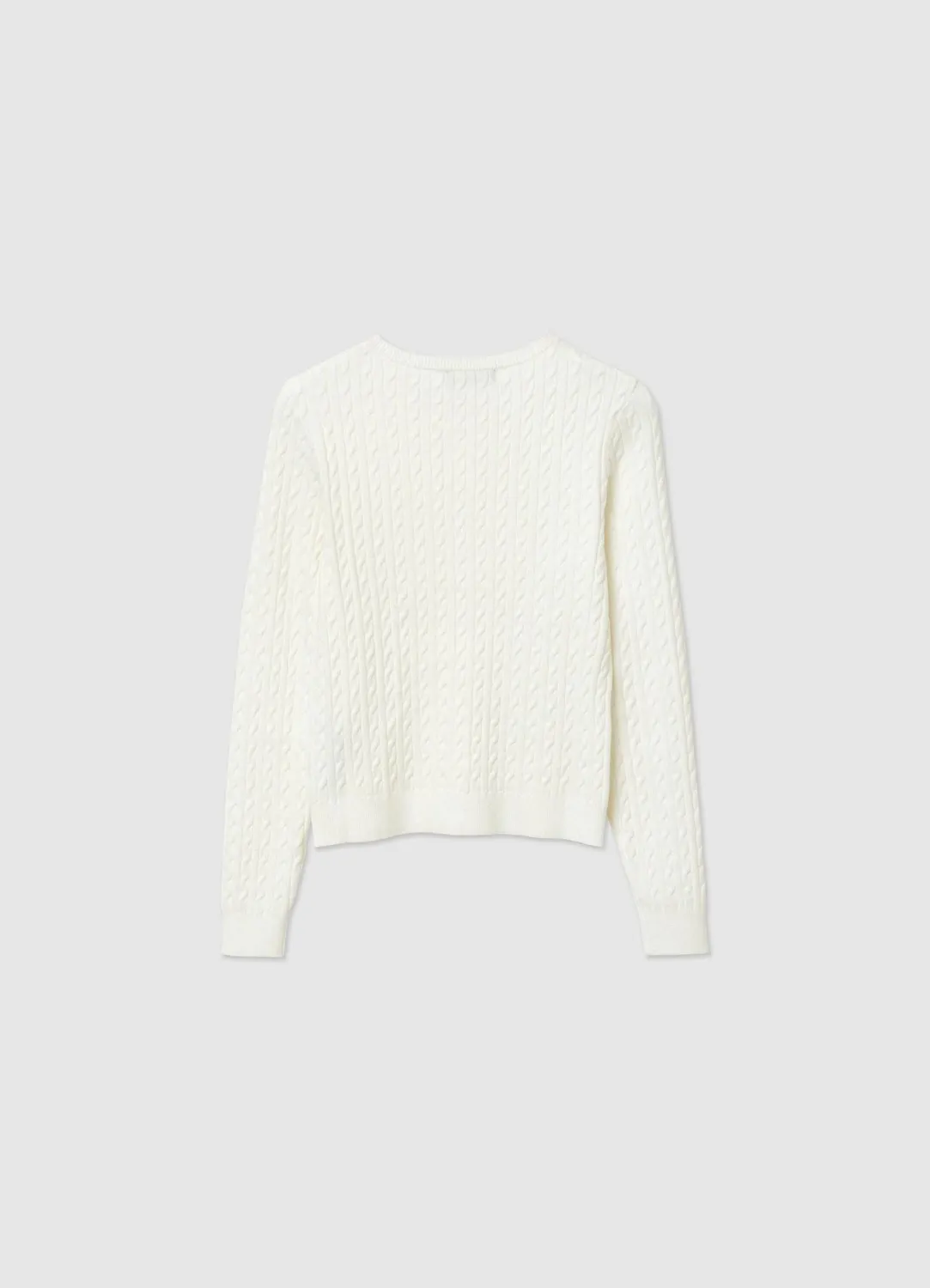 Calliope cardigan torsades boutons col rond