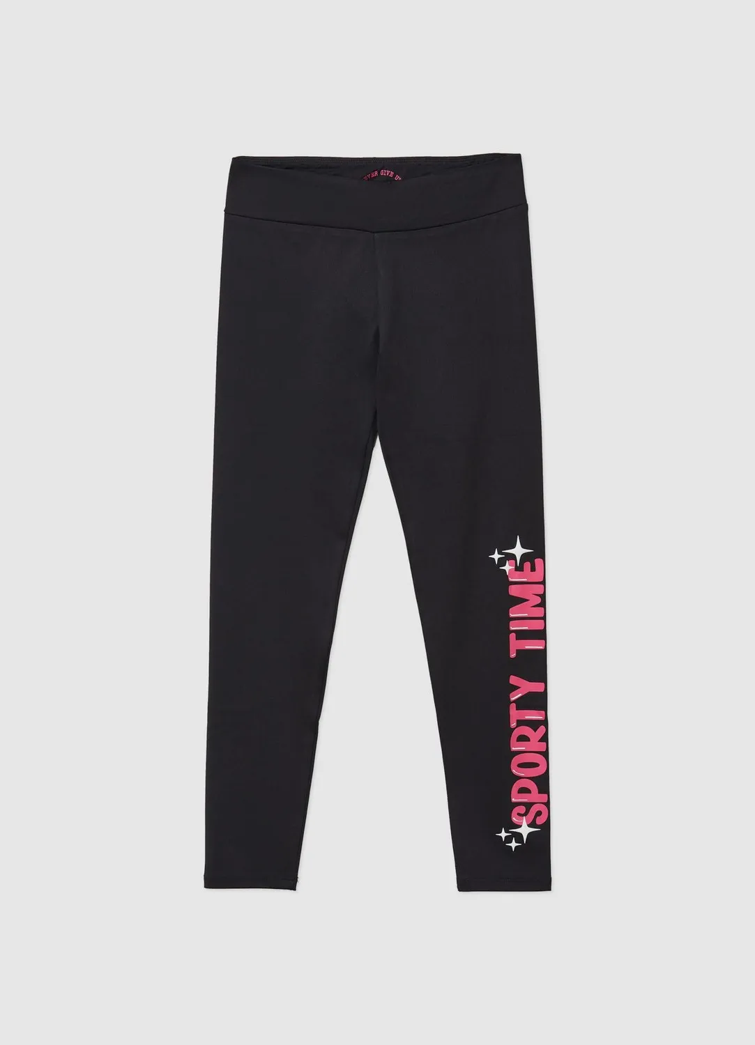 Calliope scritta laterale leggings fille 8-9 ans étoiles