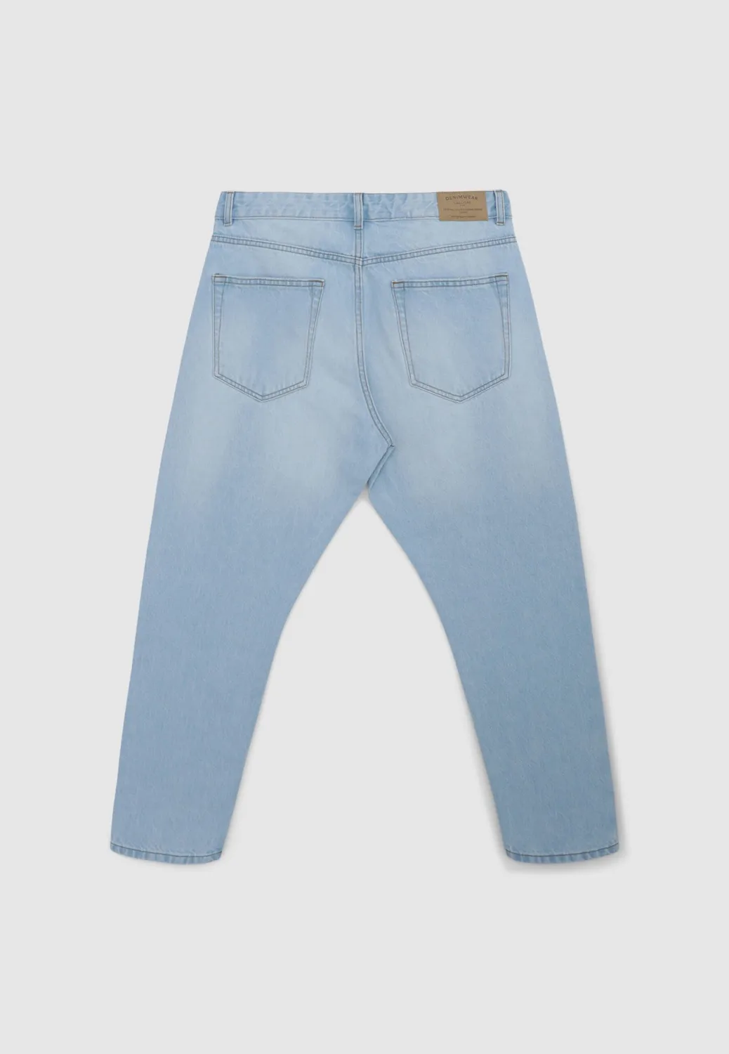 Calliope jean cropped délavé homme coupe regular