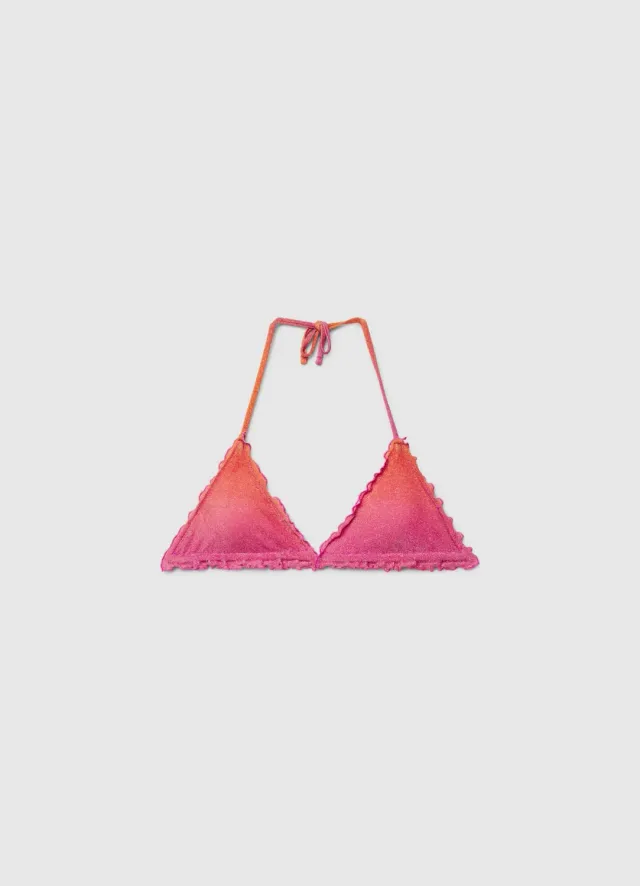 Calliope haut bikini triangle femme brillant
