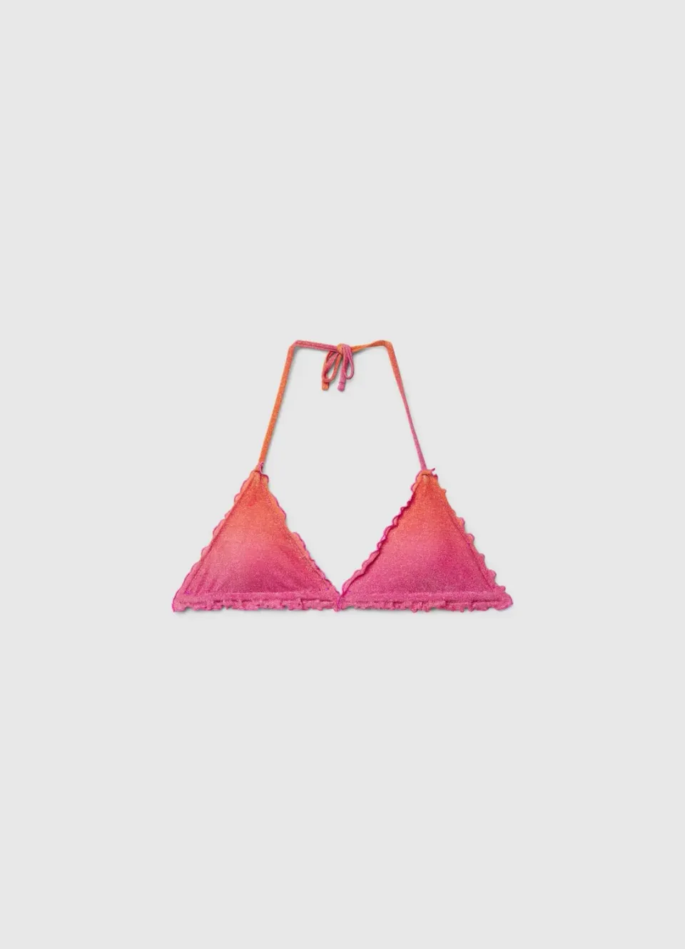 Calliope haut bikini triangle femme brillant