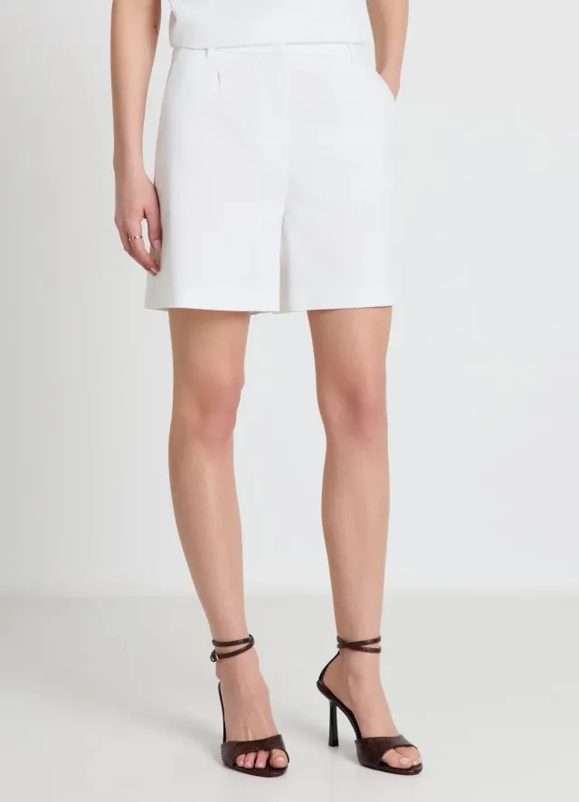 Calliope bermuda tailleur femme S uni taille haute