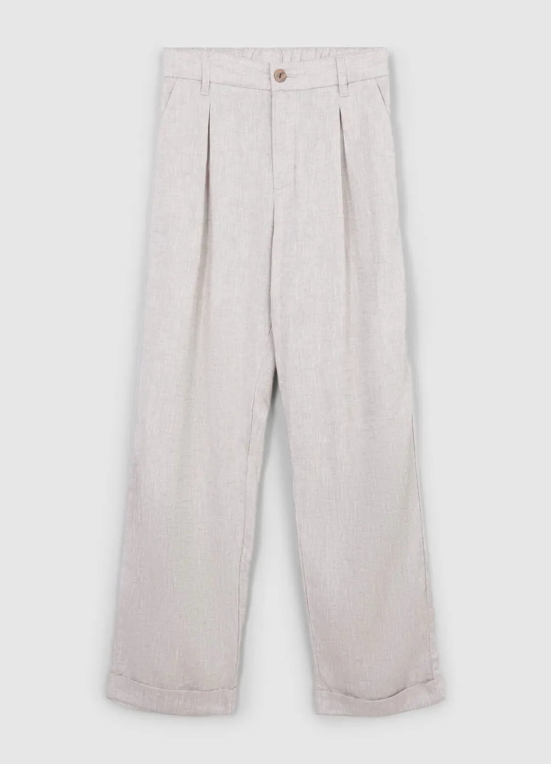 Calliope pantalon femme misto lino poches