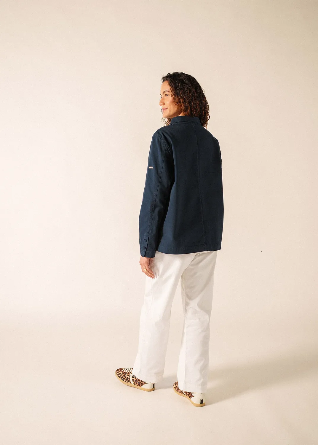 Saint James Alizé veste marine coton stretch