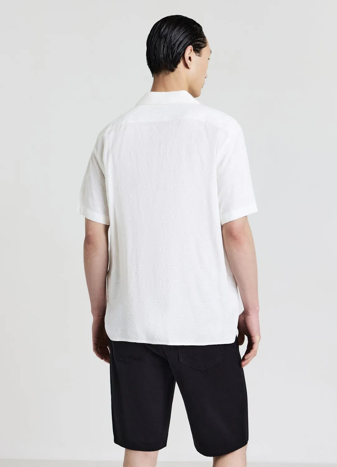 Calliope chemise bowling homme jacquard coton