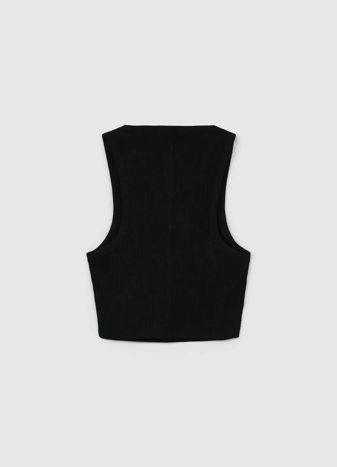 Calliope top dos nageur femme côtelé coton crop