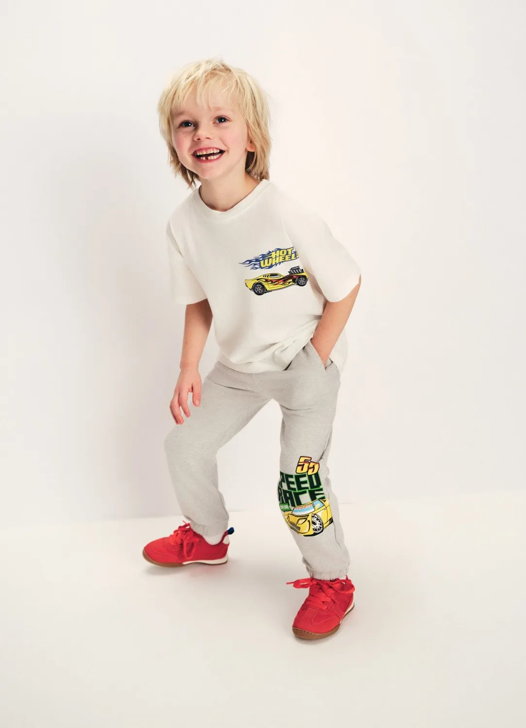 Calliope Hot Wheels t-shirt garçon course