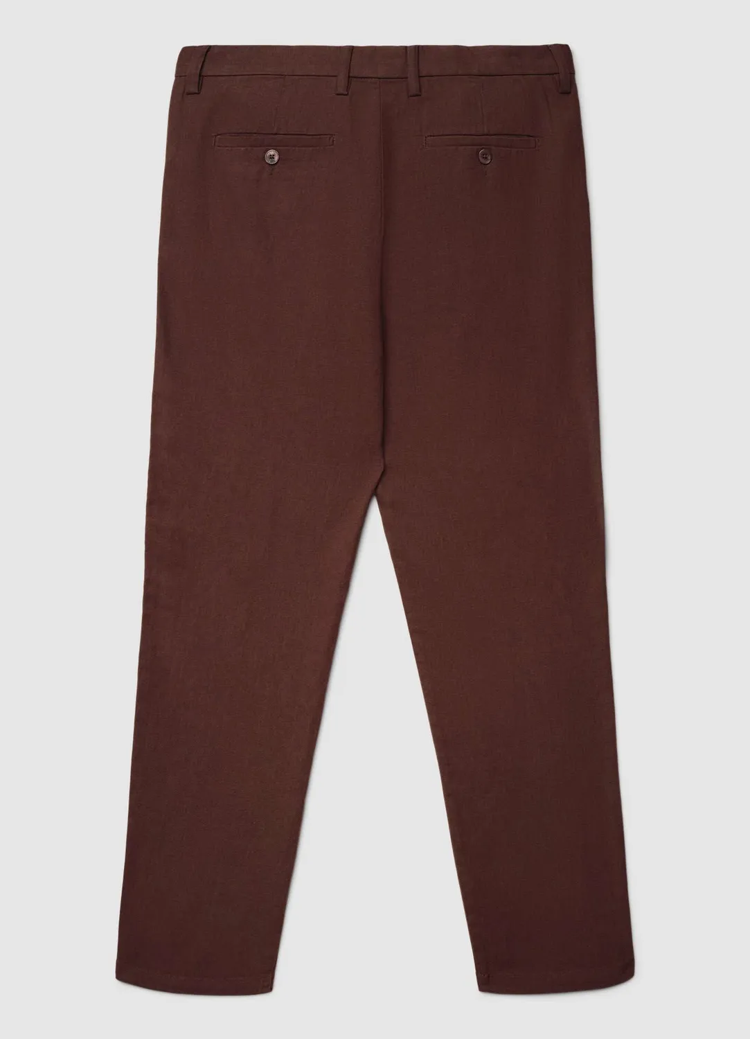 Calliope pantalon chino homme lin regular uni