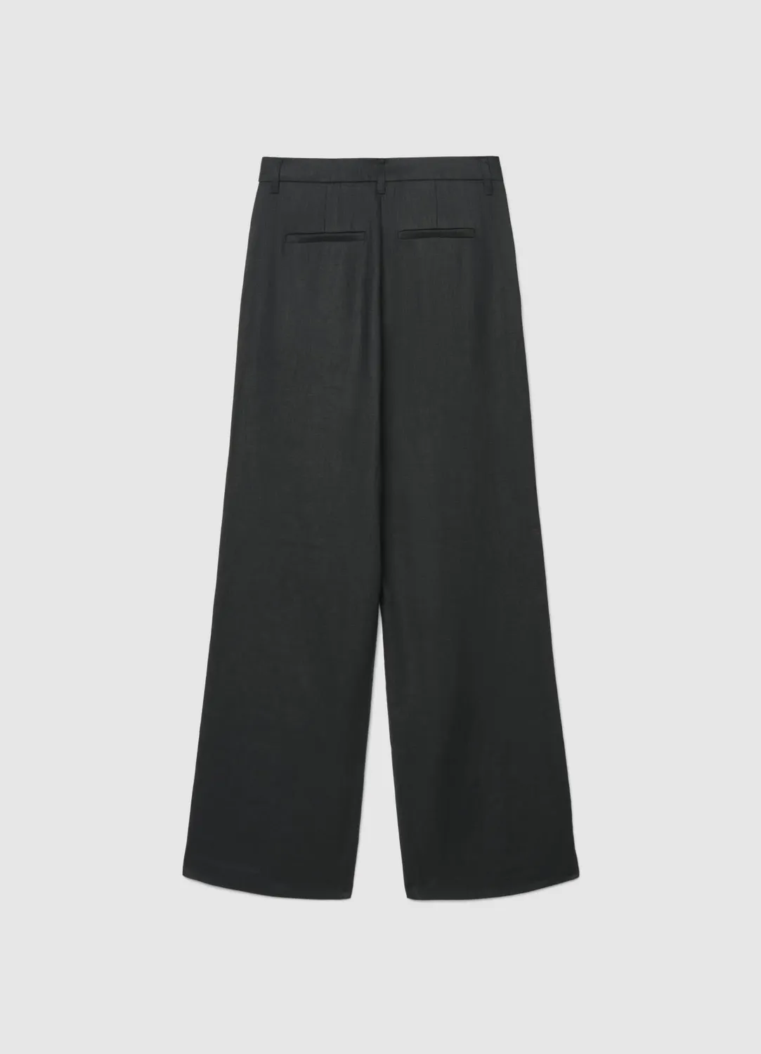 Calliope pantalon palazzo en lin uni