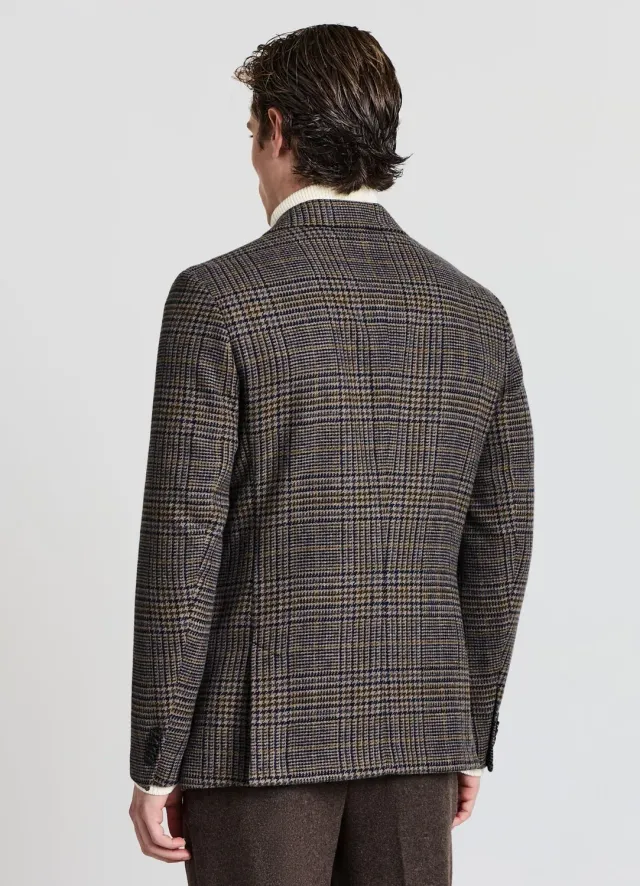 Calliope veste homme à carreaux 2 boutons