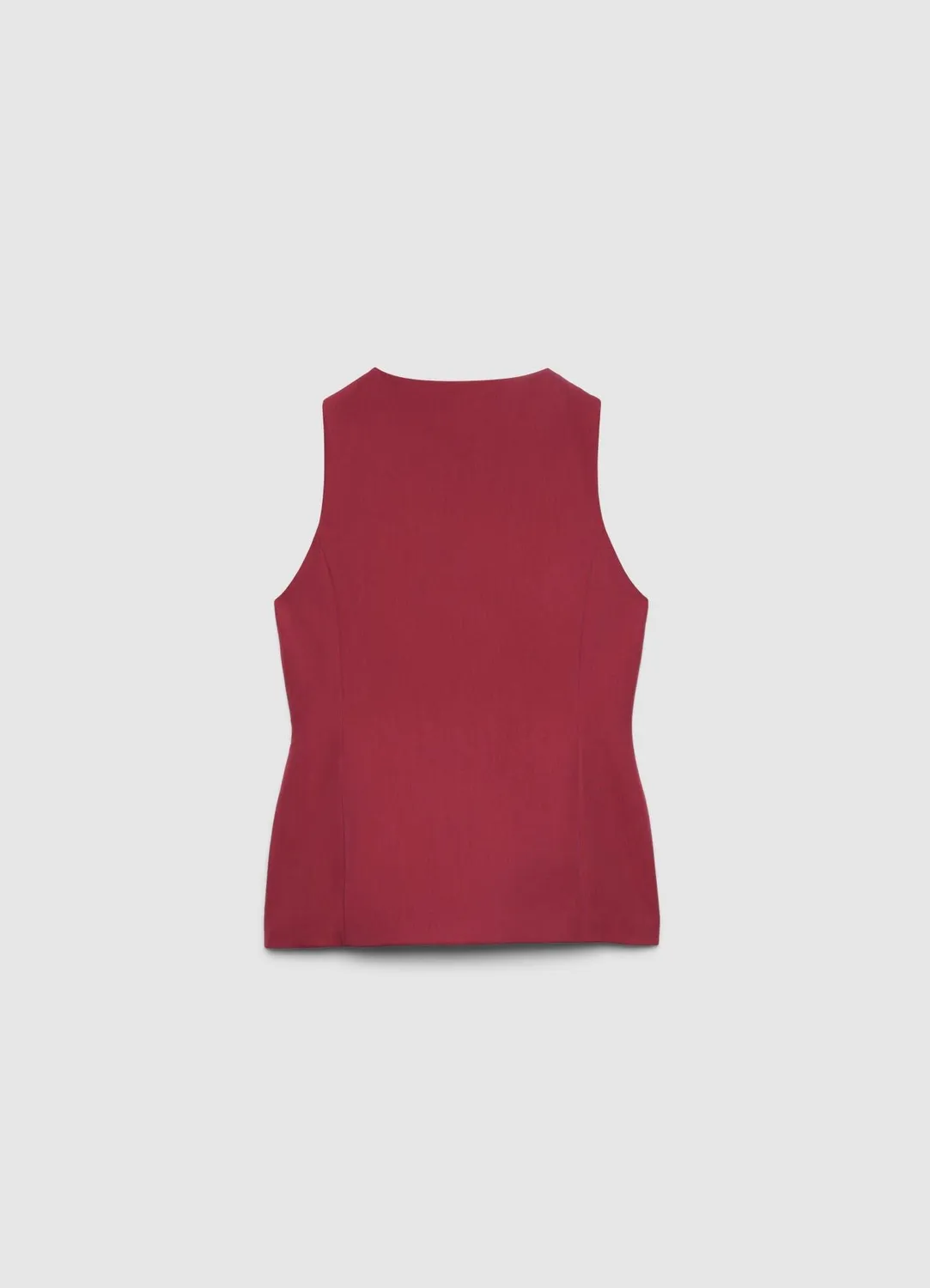 Calliope gilet long évasé à boutons femme bureau
