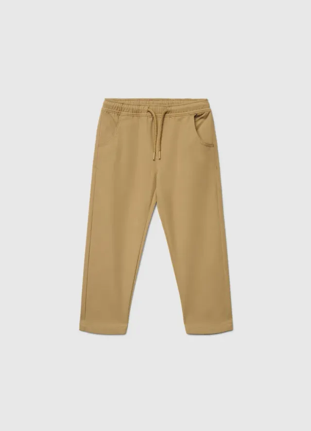 Calliope Jogger Pantalon Garçon Uni Élastique