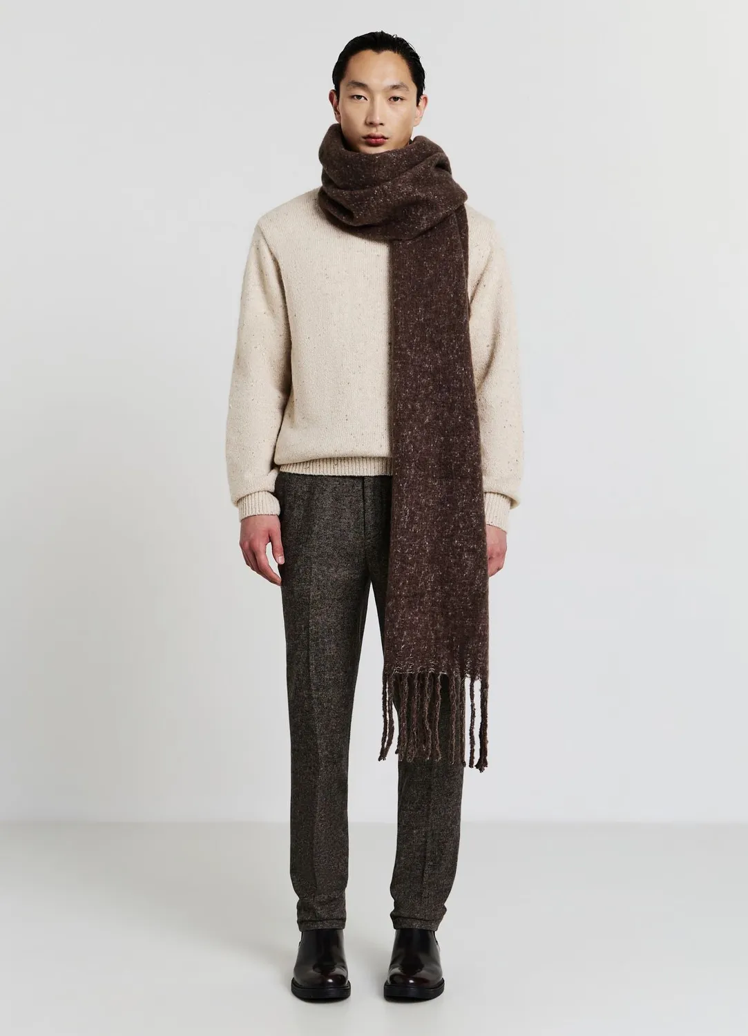 Calliope pantalon misto lana homme droit