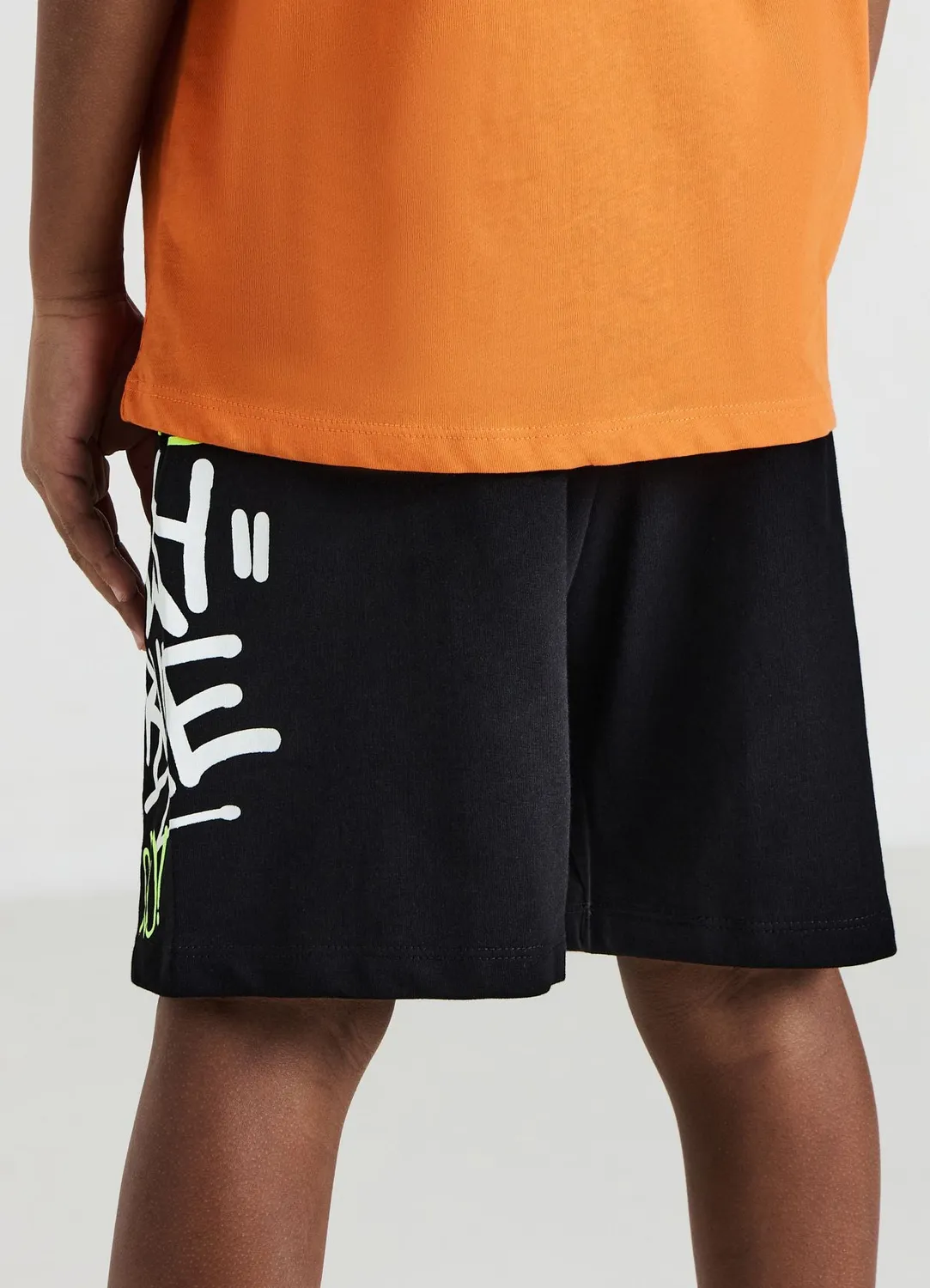 Calliope short garçon graffiti coton
