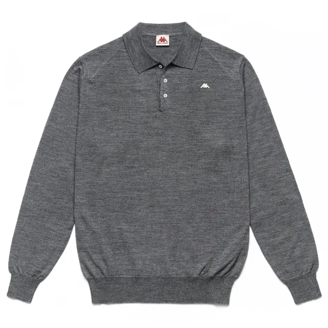 Robe di Kappa Daimen polo gris unisexe manches longues