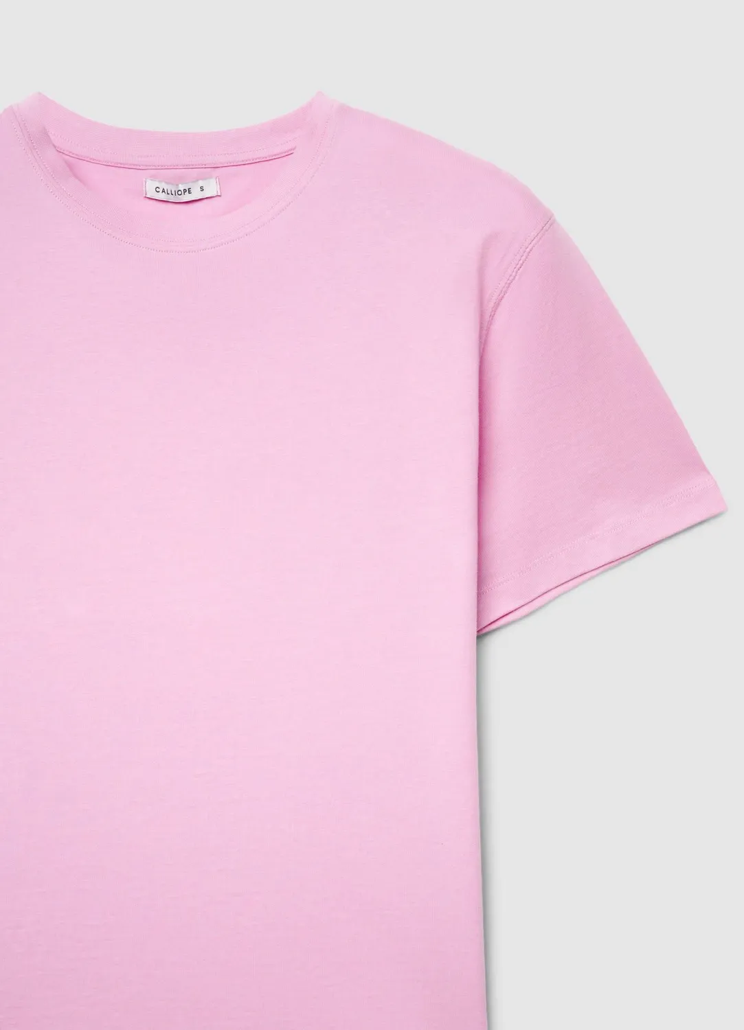 Calliope T-shirt girocollo tee-shirt femme uni coton