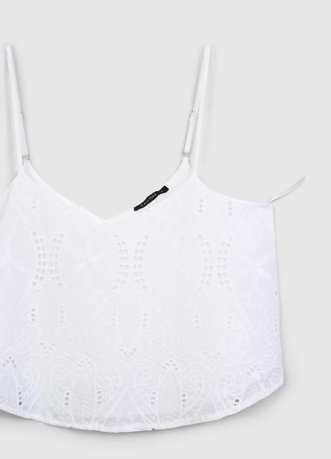 Calliope top sangallo bretelles femme