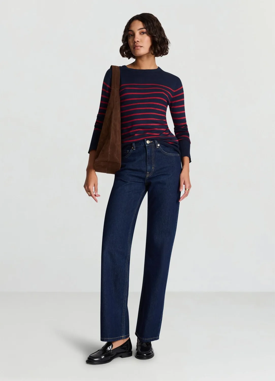 Calliope jean straight femme 5 poches uni