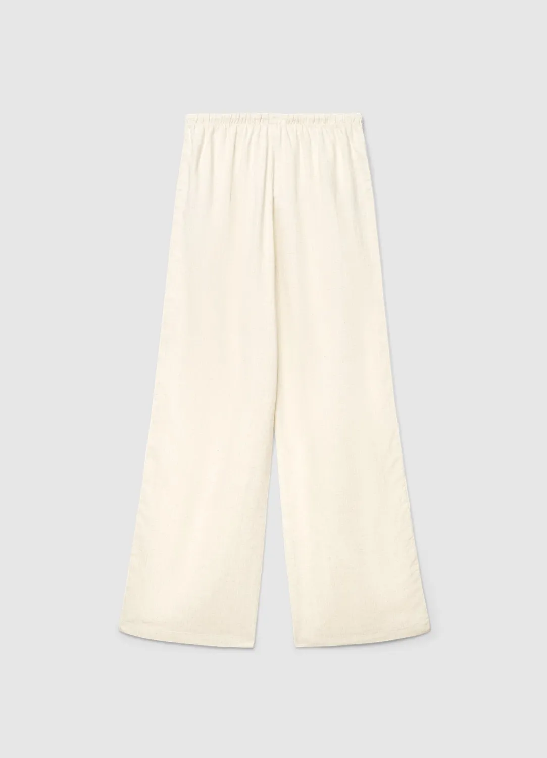 Calliope pantalon wide leg cordon macramé pantalon large bohème