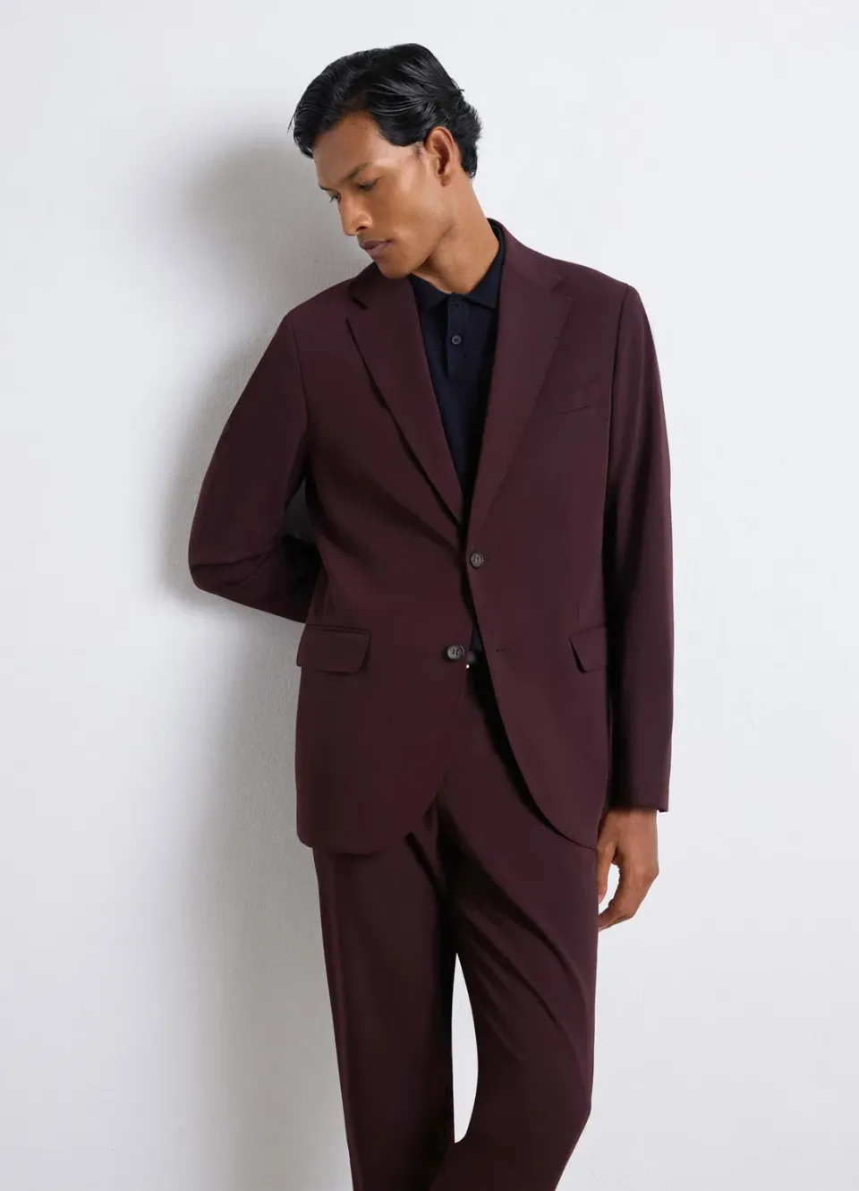 Calliope veste blazer homme deux boutons coupe regular