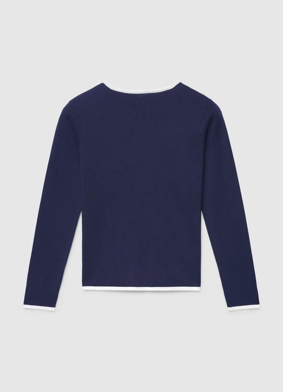 Calliope pull col rond femme profils contraste uni