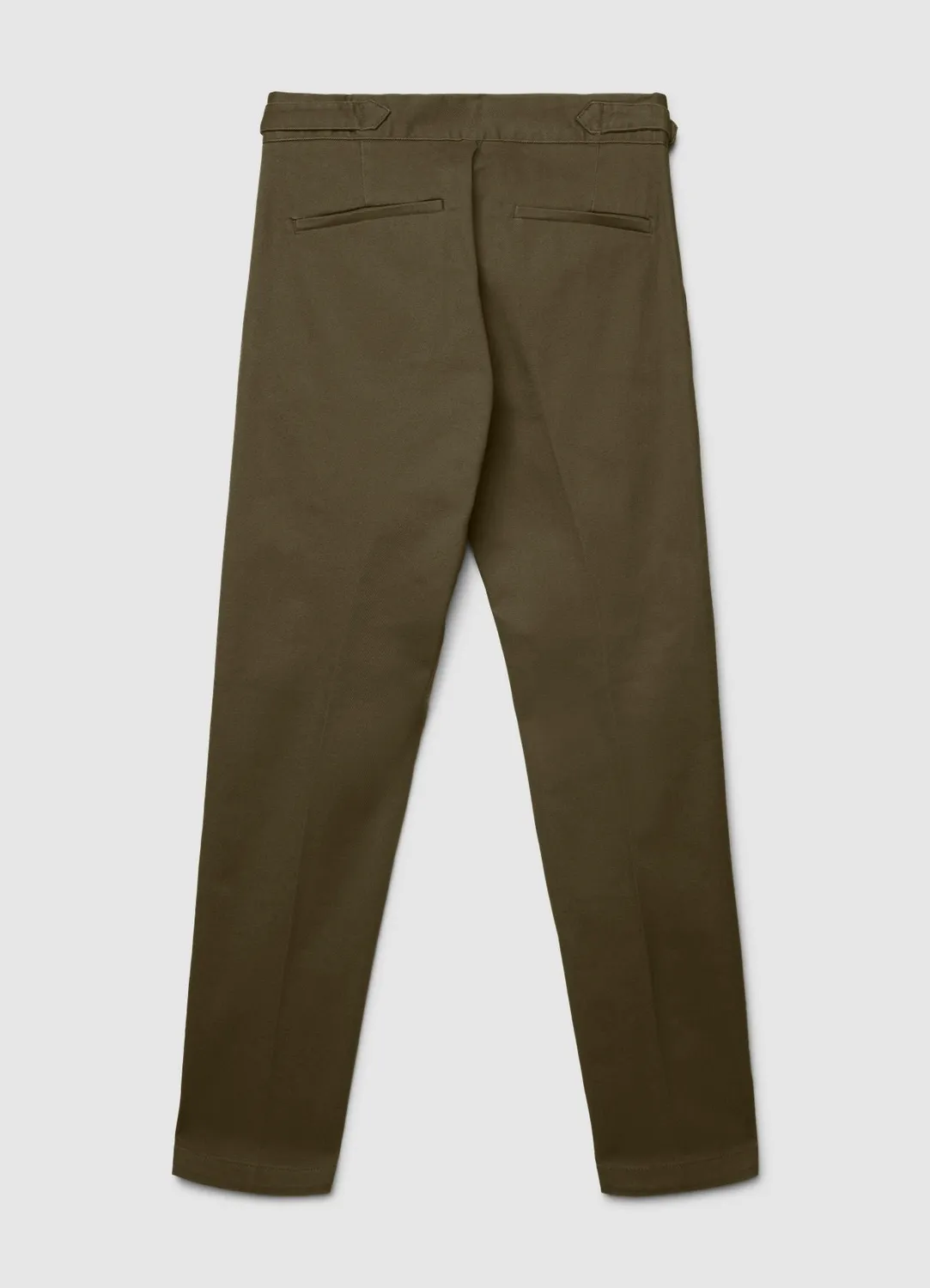 Calliope pantalon chino pinces homme boucles latérales