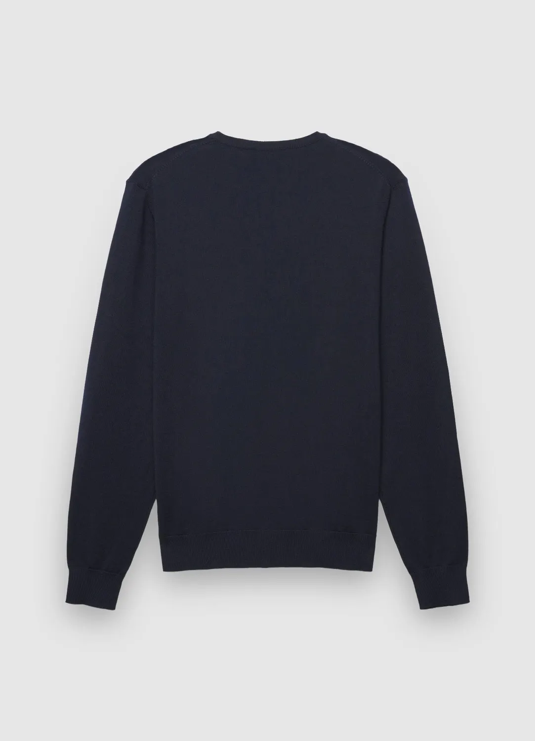 Calliope pull homme col rond uni laine regular