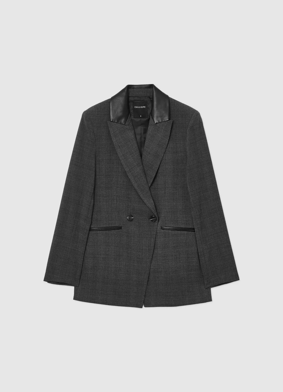 Calliope blazer double-boutonné prince-de-galles femme