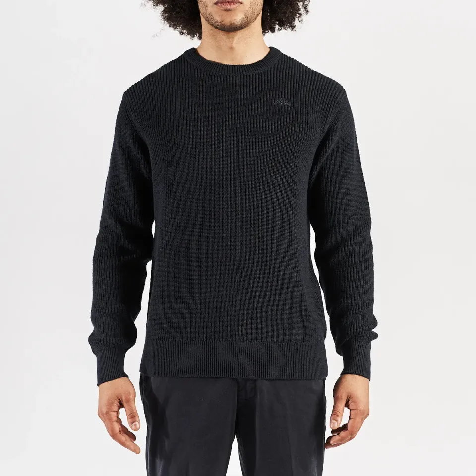 Robe di Kappa Verl pull unisexe bleu coton