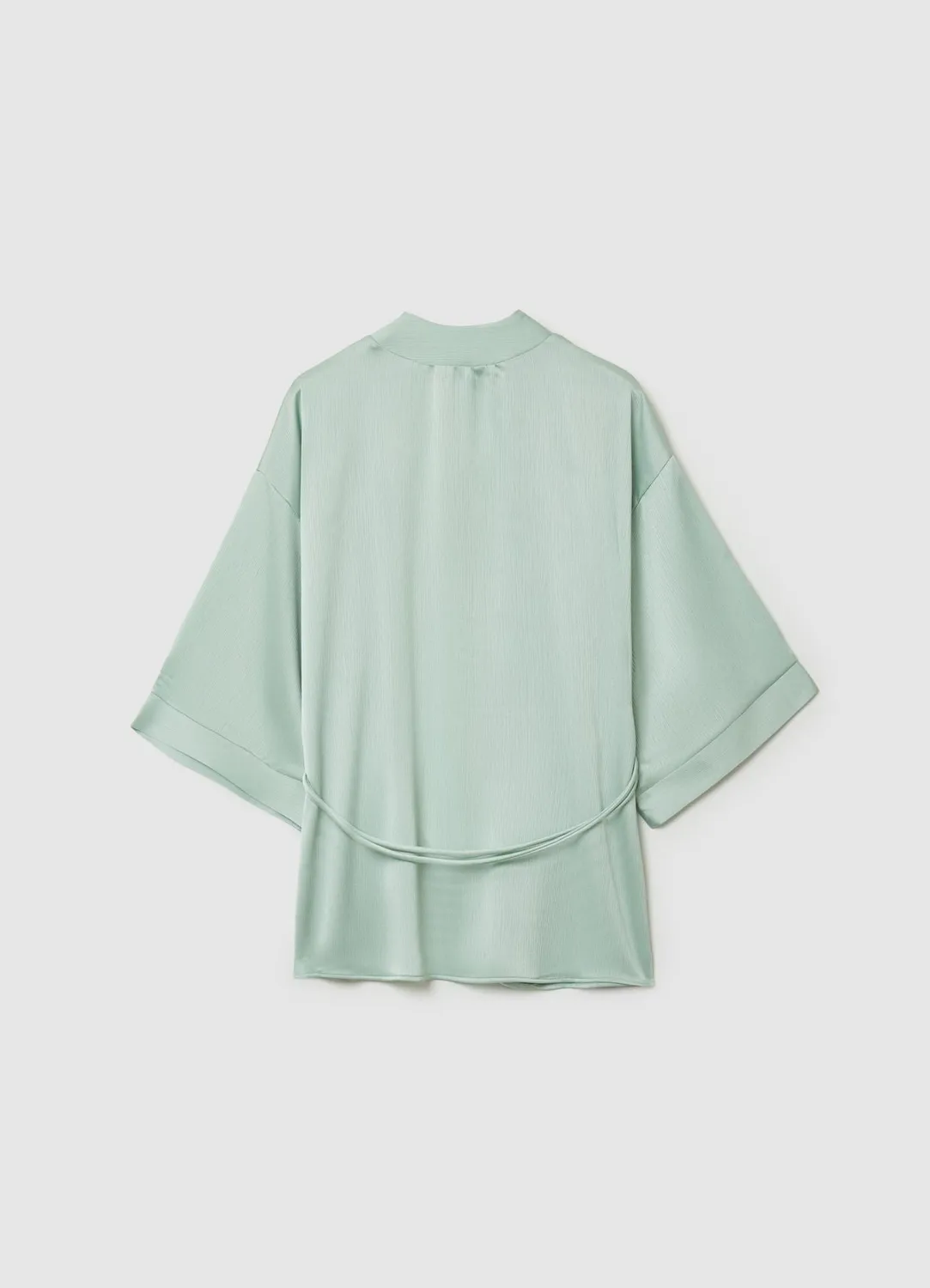 Calliope kimono plissé femme ceinture unie