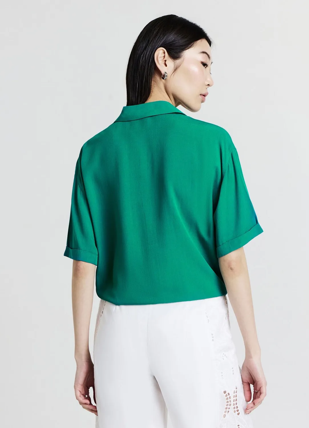 Calliope chemise à nœud femme manches courtes regular