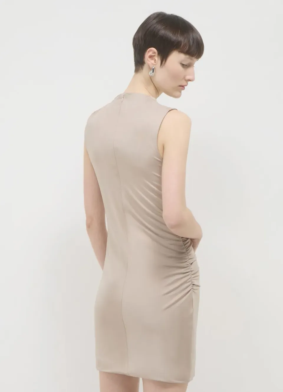 Calliope Abito corto arriccio robe courte sans manches taille S